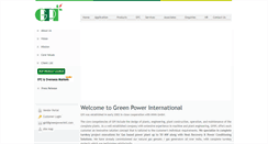 Desktop Screenshot of greenpowerintl.com